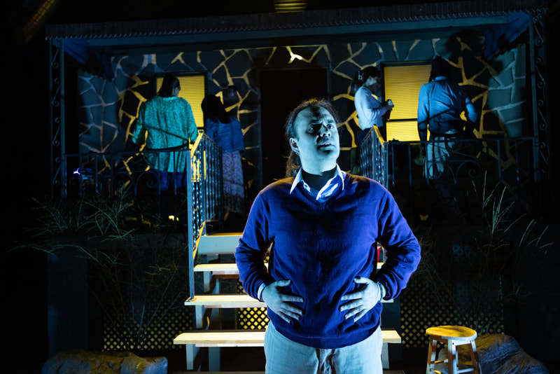 THE COMEUPPANCE at Wilbury Theatre Group in Providence, RI; photo by Erin X. Smithers.