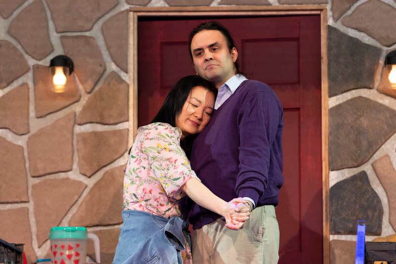 THE COMEUPPANCE at Wilbury Theatre Group in Providence, RI; photo by Erin X. Smithers.