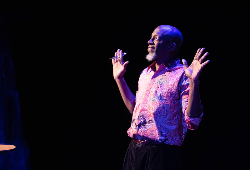 SILHOUETTE OF A SILHOUETTE at Wilbury Theatre Group; photo by Erin X. Smithers.