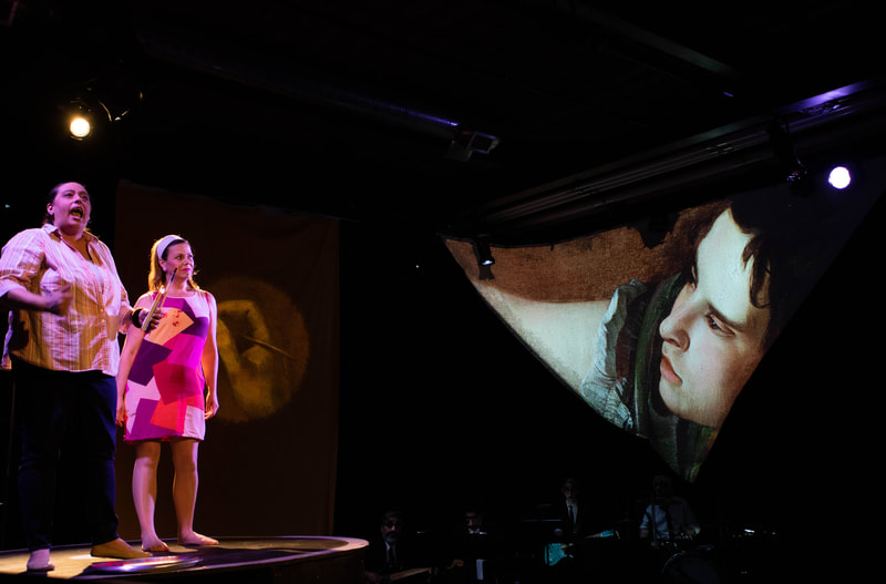 in GOODNIGHT SWEETHEART, GOODNIGHT at Wilbury Theatre Group; photo by Erin X. Smithers.