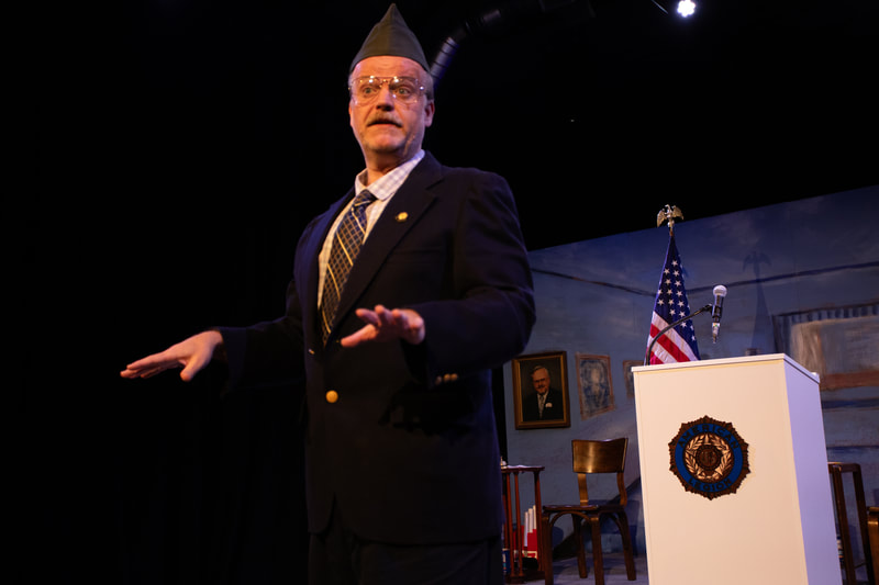 Charlotte Kinder in WHAT THE CONSTITUTION MEANS TO ME by Heidi Schreck at Wilbury Theatre Group, Providence RI; photo by Erin X. Smithers.